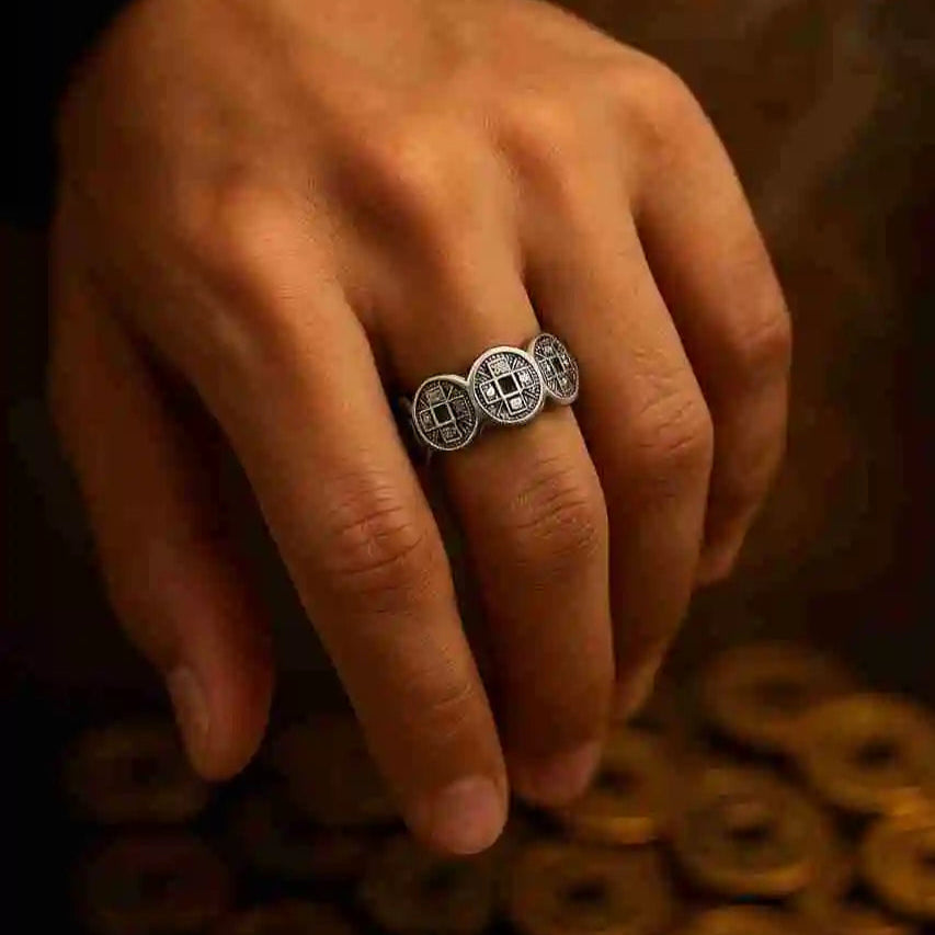 ANILLO DE LA FORTUNA DE LOS 5 EMPERADORES