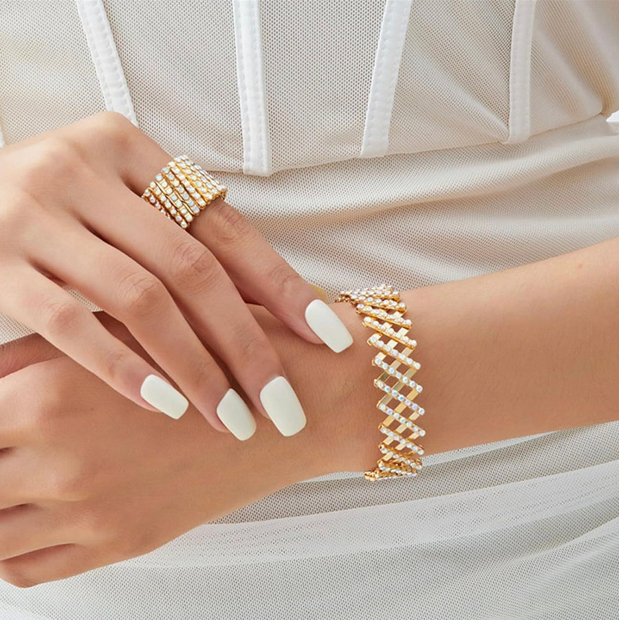 Anillo Diana Convertible en Pulsera (Dorado)