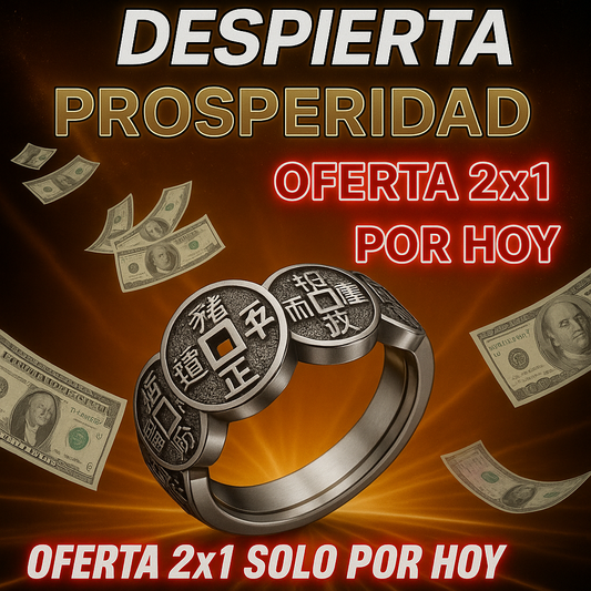 ANILLO DE LA FORTUNA DE LOS 5 EMPERADORES
