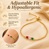 Pulsera Tres Corazones de Circonia