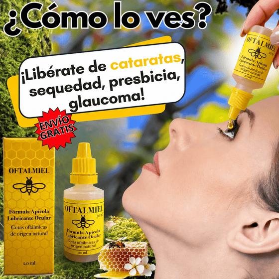 Kit de Gotas de Miel Apícola para los Ojos