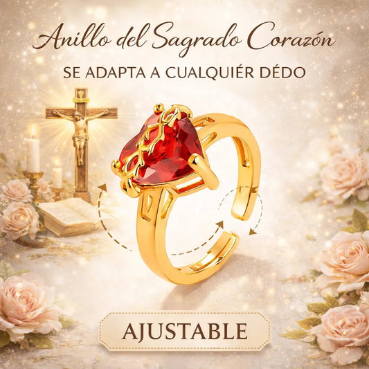 Anillo Corazón Sagrado (ORO 18K)
