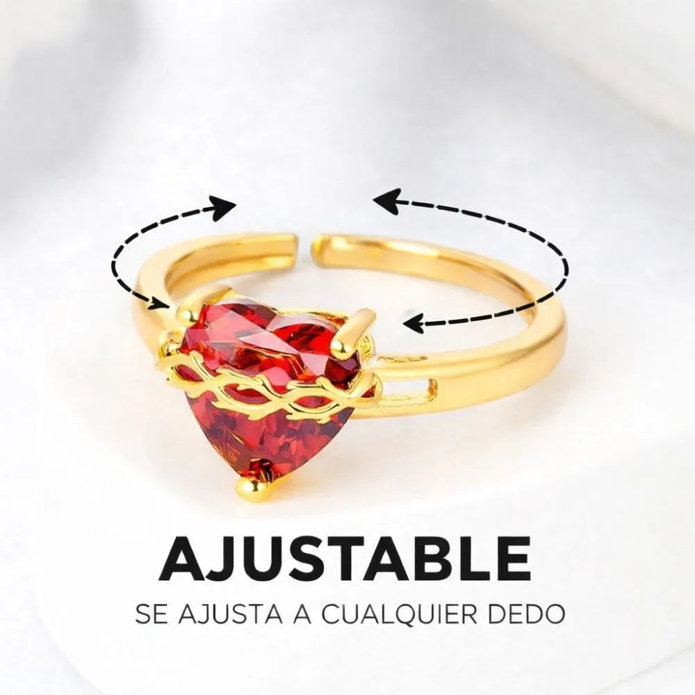 Anillo Corazón Sagrado (ORO 18K)