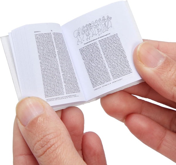 Mini libro La Santa Biblia (llavero)