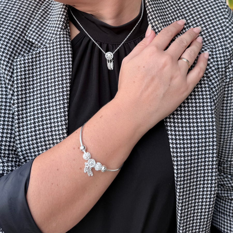 Pulsera Atrapasueños (Plata)