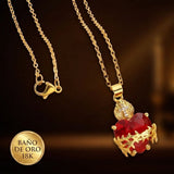Collar Sagrado Corazón (Baño de oro 18K)