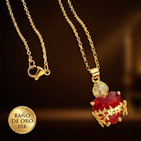 Collar Sagrado Corazón (Baño de oro 18K)
