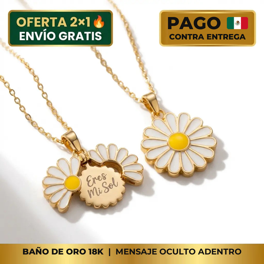 Collar Margarita Eres Mi Sol — oferta 2×1 con envío gratis y pago contra entrega en México