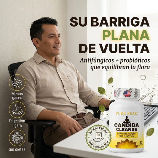 Candida Cleanse de Pure Peak: barriga plana de vuelta con antifúngicos y probióticos